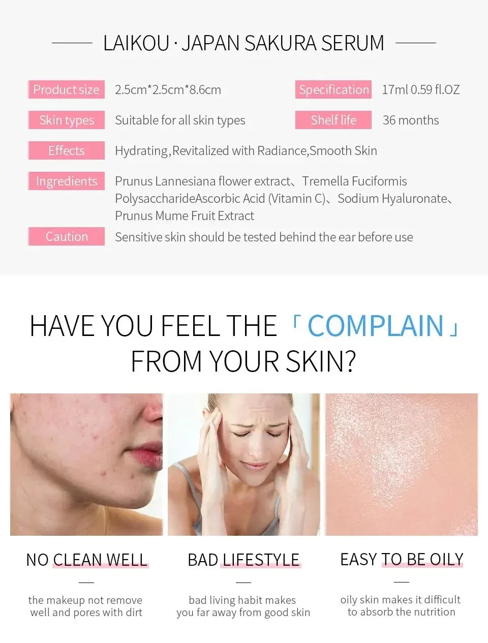 Cherry Blossom Sakura Glow Serum Essence