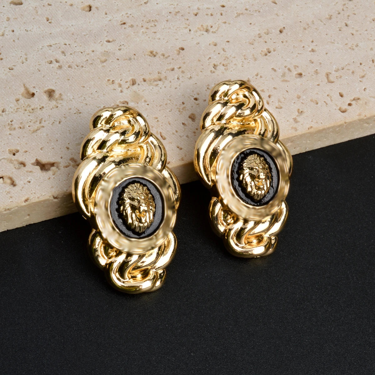 👑 Charmoment™ 18K Goudkleurige Sieradenset – Luxe Afrikaans/Italiaans Design (4-delig)