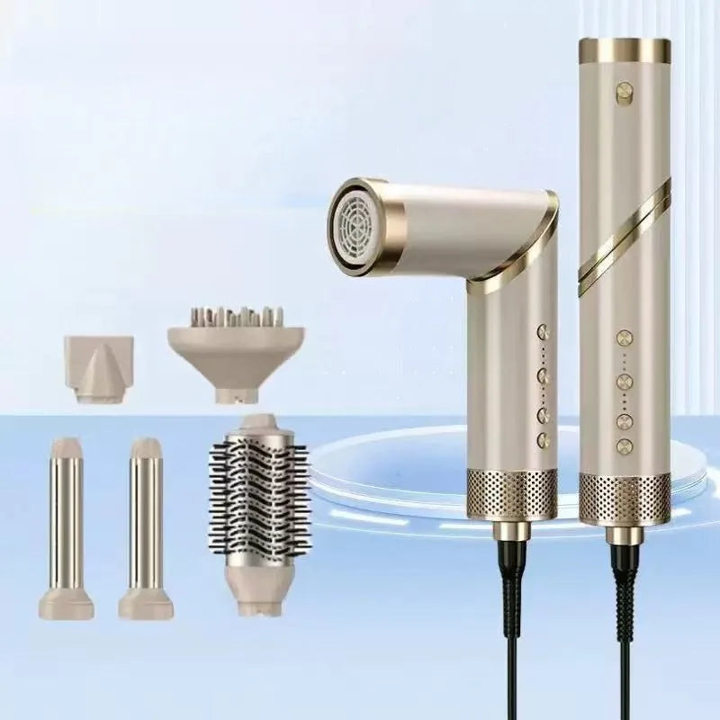 GlowWave™ 9 in-1 High-Speed Hair Styler – Krullen, Stijlen & Droog in 1 Tool! Dyson dupe!