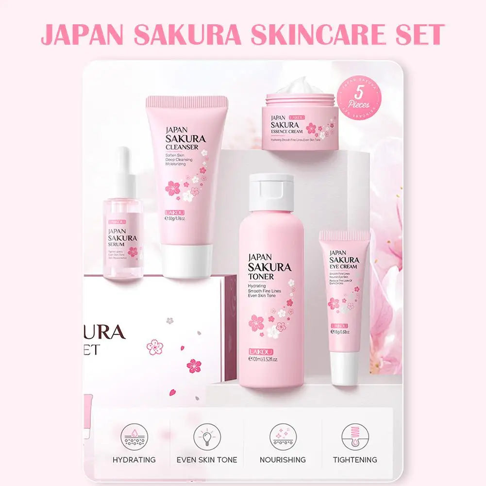 5/3pcs/Set Sakura Skin Care Set