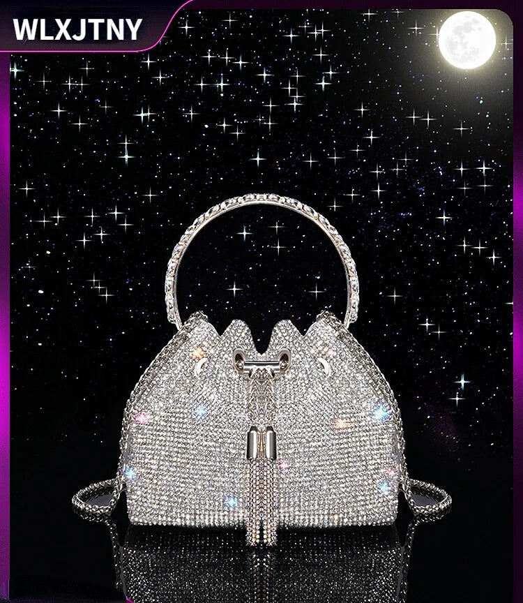 Unieke Glow Queen Diamanten Tas