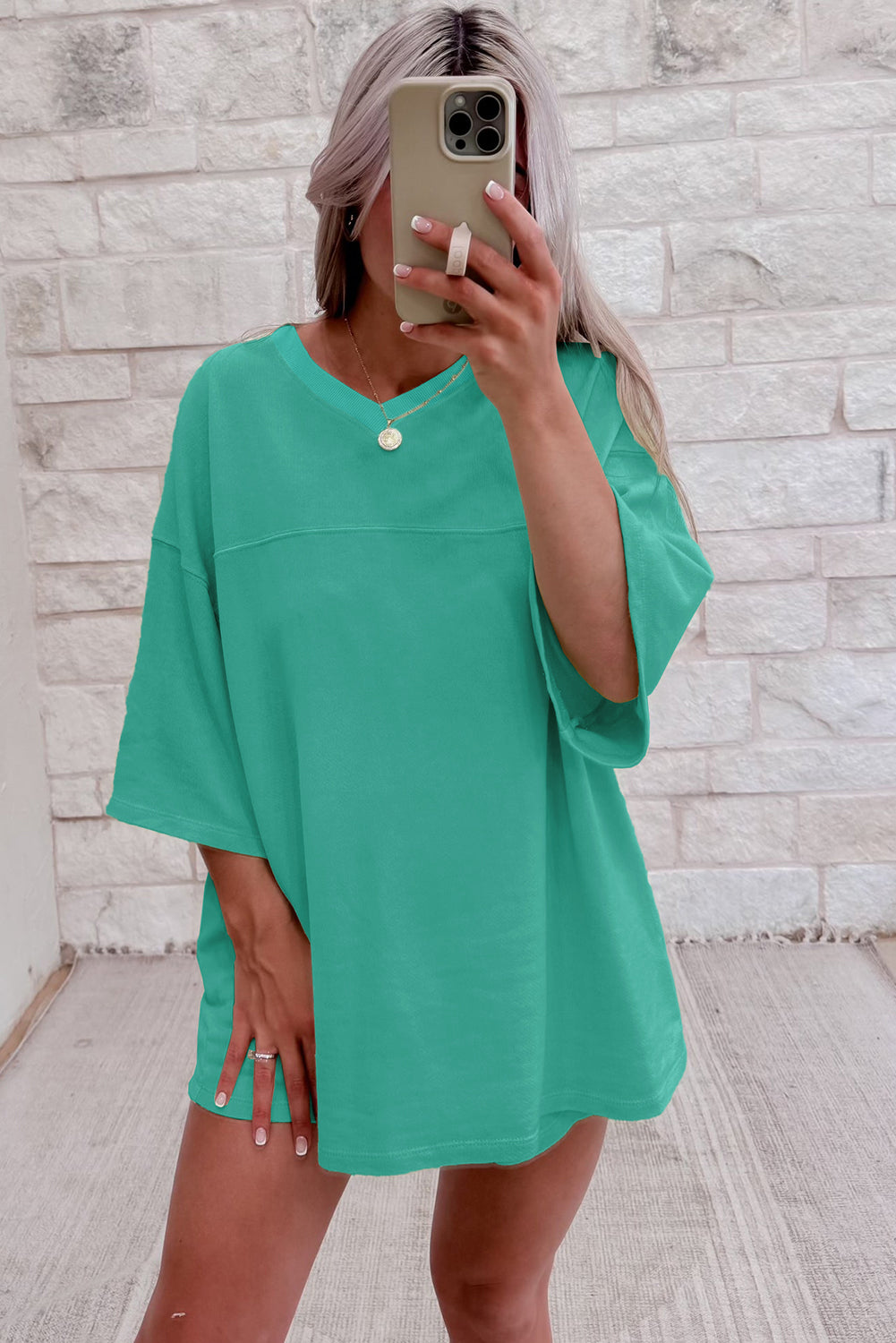 ποΈ Loungewear Set β Zachte V-hals Top & Shorts met Pockets
