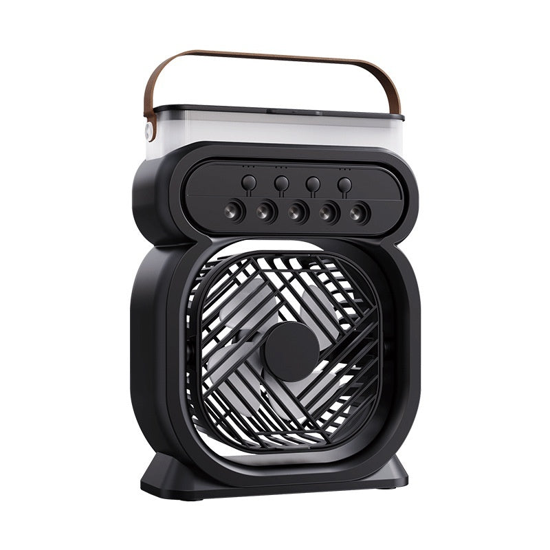 3-in-1 Mini Aircooler met LED Verlichting – USB & Stil Design ideaal voor de zomer!