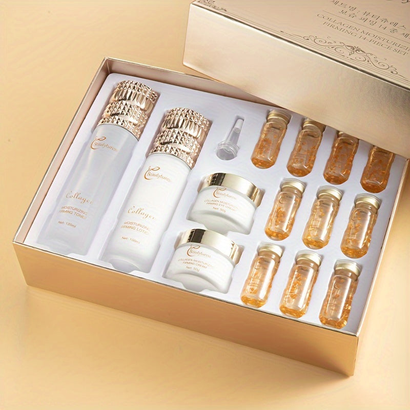 14pcs Set Luxury Collagen Skincare set woman