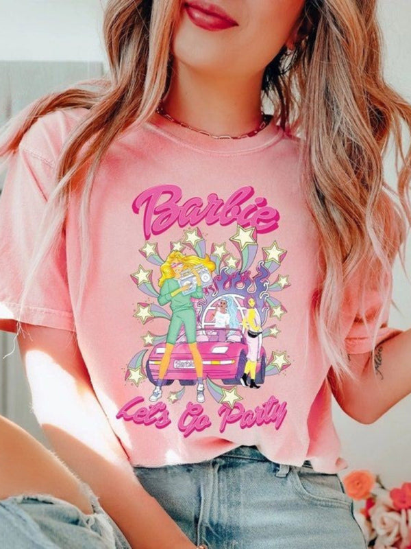 💕 “Barbie Dream Tee – Pink Girl Power Vibes”