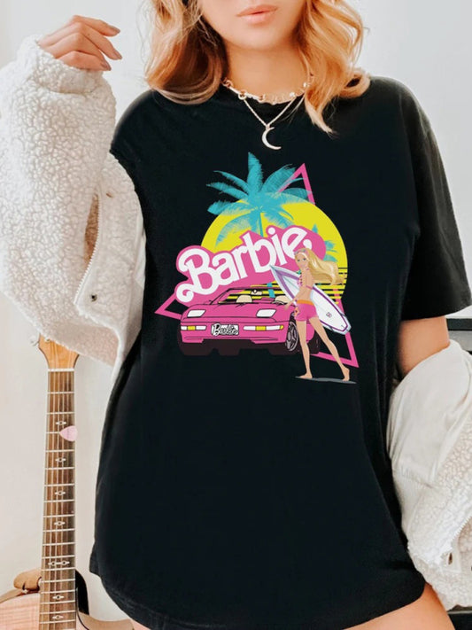 💕 “Barbie Dream Tee – Pink Girl Power Vibes”