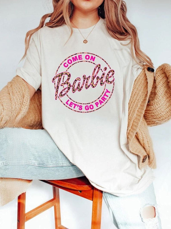 💕 “Barbie Dream Tee – Pink Girl Power Vibes”