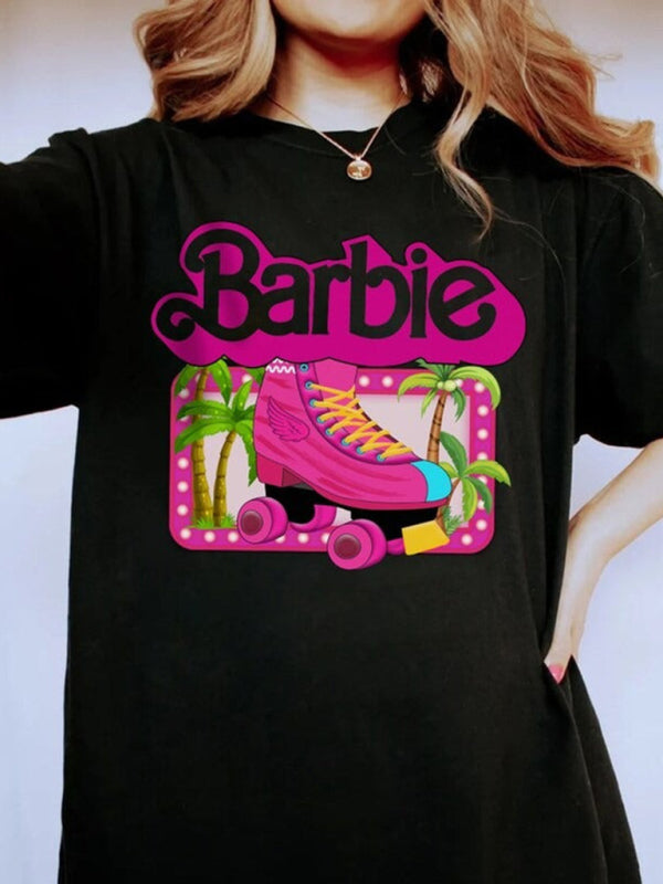💕 “Barbie Dream Tee – Pink Girl Power Vibes”