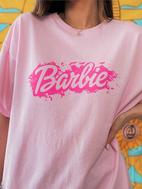💕 “Barbie Dream Tee – Pink Girl Power Vibes”