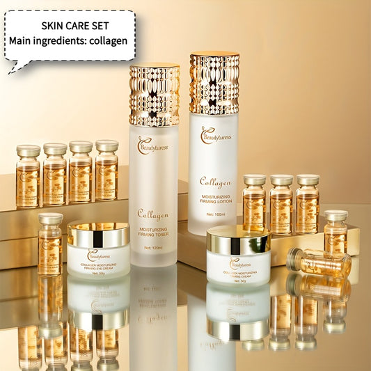 14pcs Set Luxury Collagen Skincare set woman
