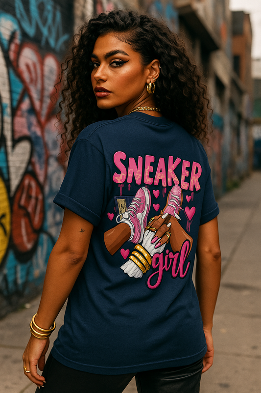 💖 SNEAKER GIRL Statement Tee – Limited Glow Edition