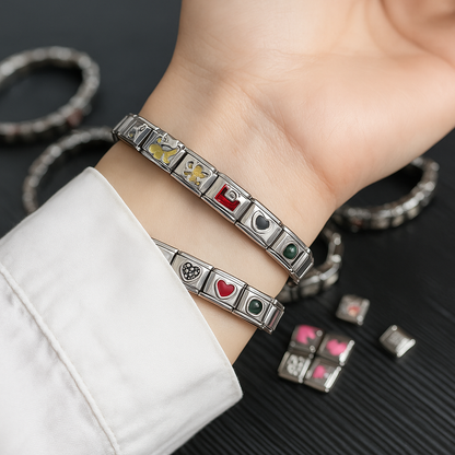 ✨ Italian Style Charm Armbanden – Jouw verhaal in schakels
