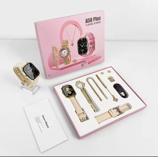 Prachtige Luxe Smartwatch Giftset – Elegant Design & Complete Accessoirecollectie