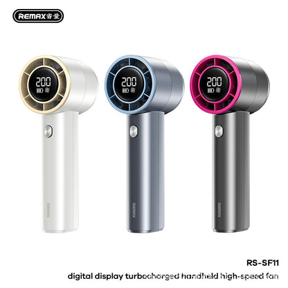 Ruisheng's New Digital Display Turbocharged Semiconductor Hand-held Refrigeration Fan 200-speed Variable Speed RS-SF11/1