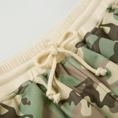🖤 Camouflage Chic 2-Piece Set – Hoodie & Wide Leg Pants
