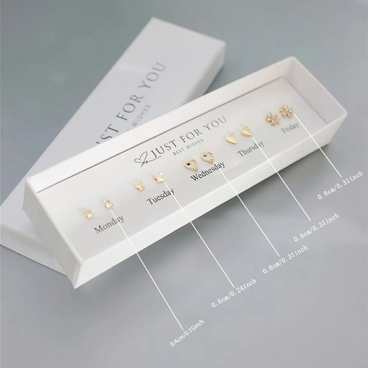 🌟 GlowGold Oorbellenbox – Elke Dag een Nieuwe Sparkle"