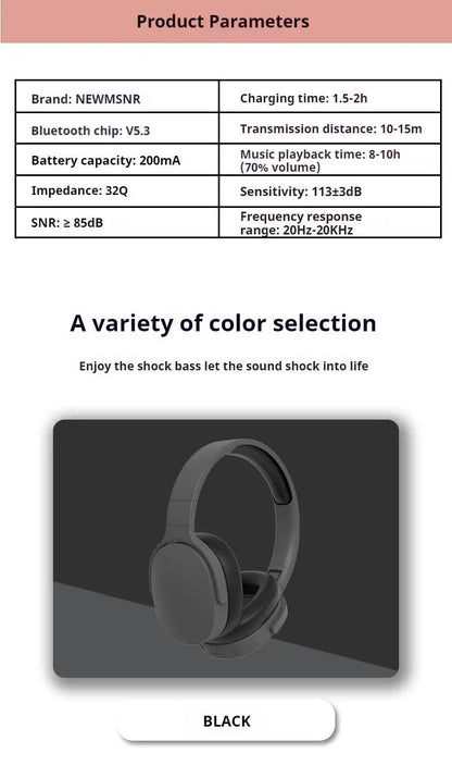#NEW Fashion Wireless Bluetooth headphone