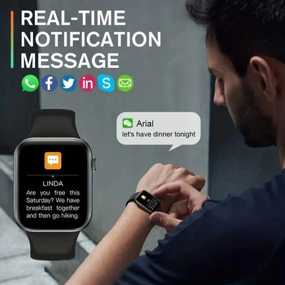 2025 new GlowWatch™ i8  Smart – Luxe Fashion Smartwatch met Callfunctie & Health Tracker smartwatch