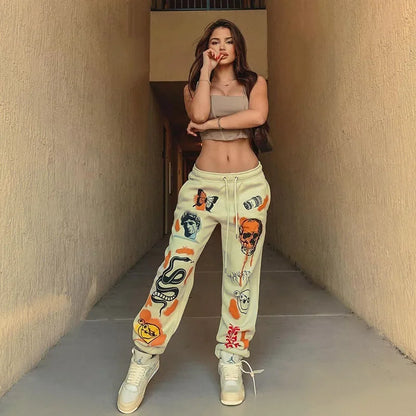 🧸 Y2K Cartoon Vibe Joggers – Be Bold. Be Playful. Be You.