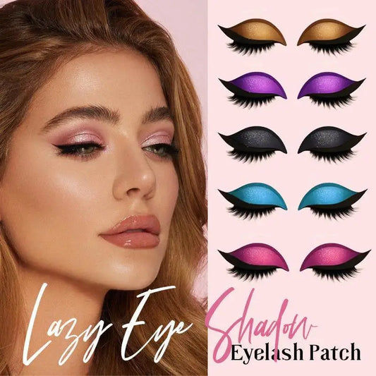 Lazy wimpers Glam™ – 2-in-1 Eyeshadow & Eyelash Stickers | Waterproof & Longlasting