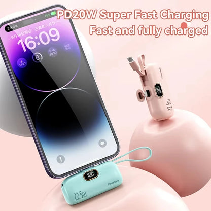 Telefoon snel leeg?  22.5W SuperCharge Powerbank – Stijlvol, Snel & Ready To Go!