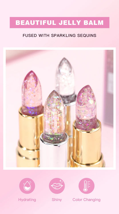 💋 Glow Glam Glitter Lipstick – Sparkle That Stays