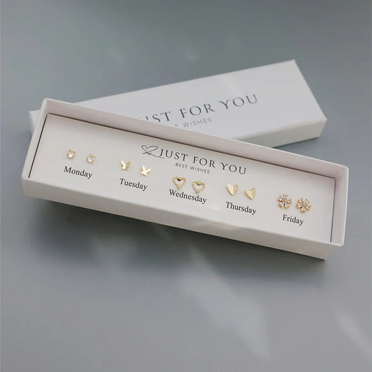 🌟 GlowGold Oorbellenbox – Elke Dag een Nieuwe Sparkle"