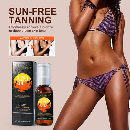 3 IN 1 Tanning Oil Self Tanner & Bronzer