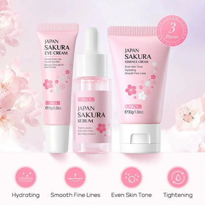 5/3pcs/Set Sakura Skin Care Set