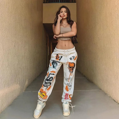 🧸 Y2K Cartoon Vibe Joggers – Be Bold. Be Playful. Be You.