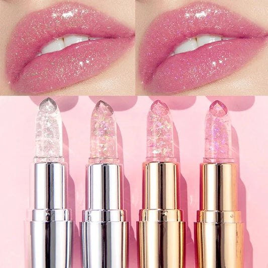 💋 Glow Glam Glitter Lipstick – Sparkle That Stays
