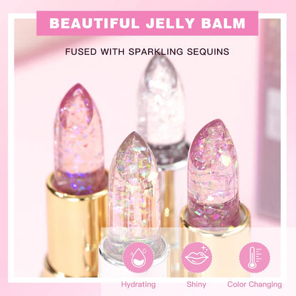 💋 Glow Glam Glitter Lipstick – Sparkle That Stays