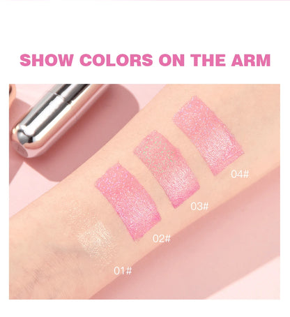 💋 Glow Glam Glitter Lipstick – Sparkle That Stays