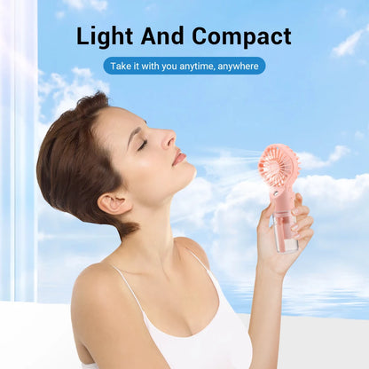 Snel afkoelen met deze mini mist ventilator/fan 🧊❄️