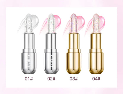 💋 Glow Glam Glitter Lipstick – Sparkle That Stays