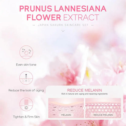 5/3pcs/Set Sakura Skin Care Set