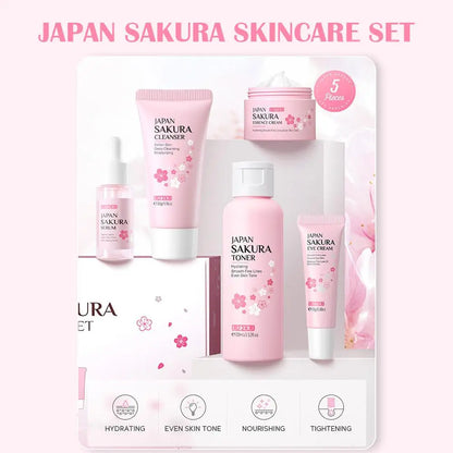 5/3pcs/Set Sakura Skin Care Set